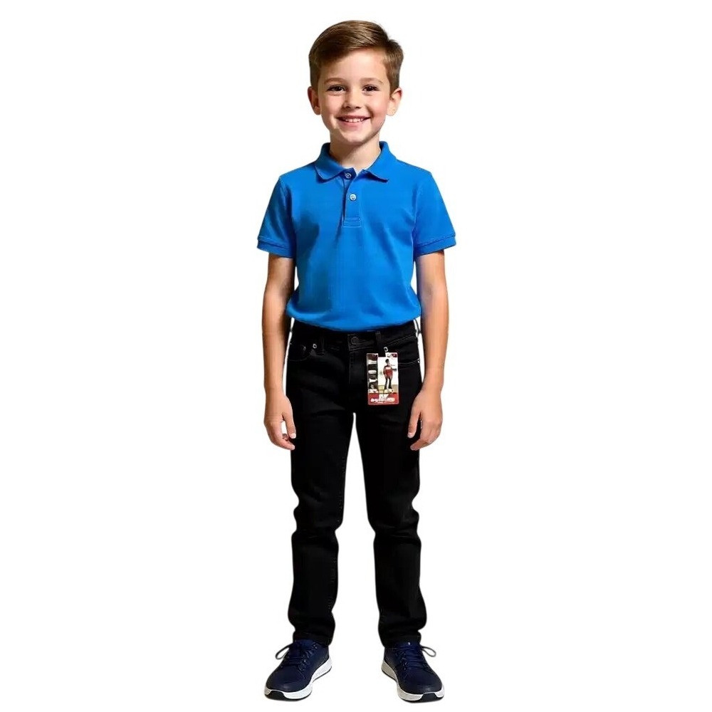 Levis 511 Slim Fit Performance Jeans Black Kids Size 12 Reg Adjustable Waist NWT